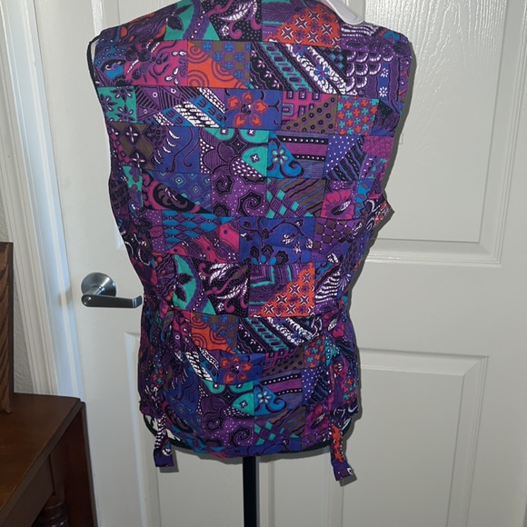 Beaded patchwork vintage vest - Picture 5 of 7